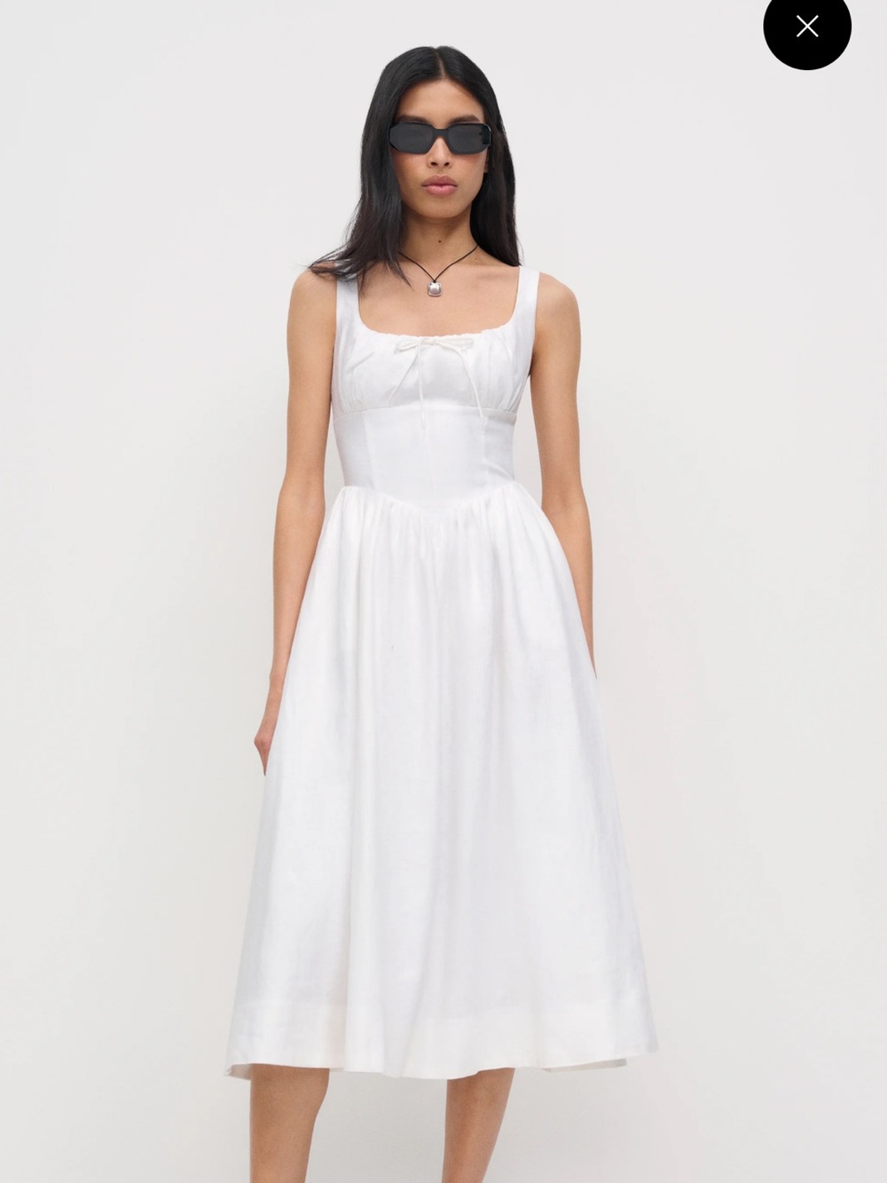 Reformation Balia Linen Dress